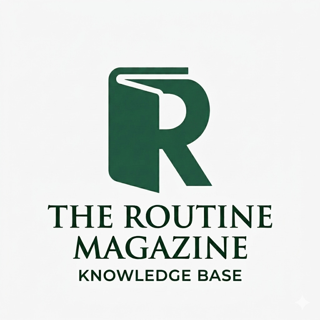 THE ROUTINE MAGAZINE 로고