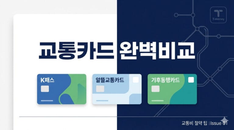 교통카드 비교 대표 이미지