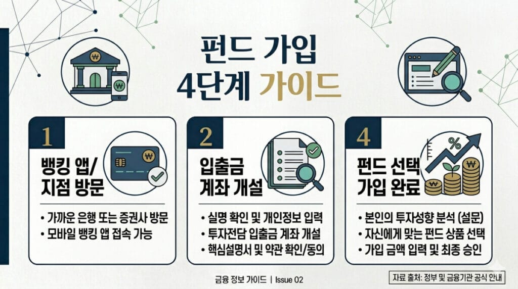 국민성장펀드 가입 4단계 가이드 이미지