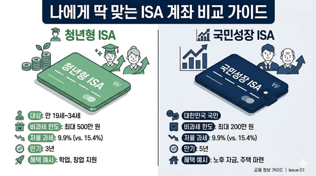 나에게 딱 맞는 ISA 계좌 비교 가이드 이미지